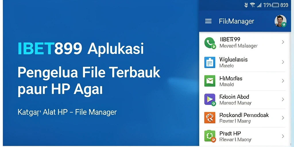 Tampilan antarmuka IBET899 yang efisien dan mudah digunakan.