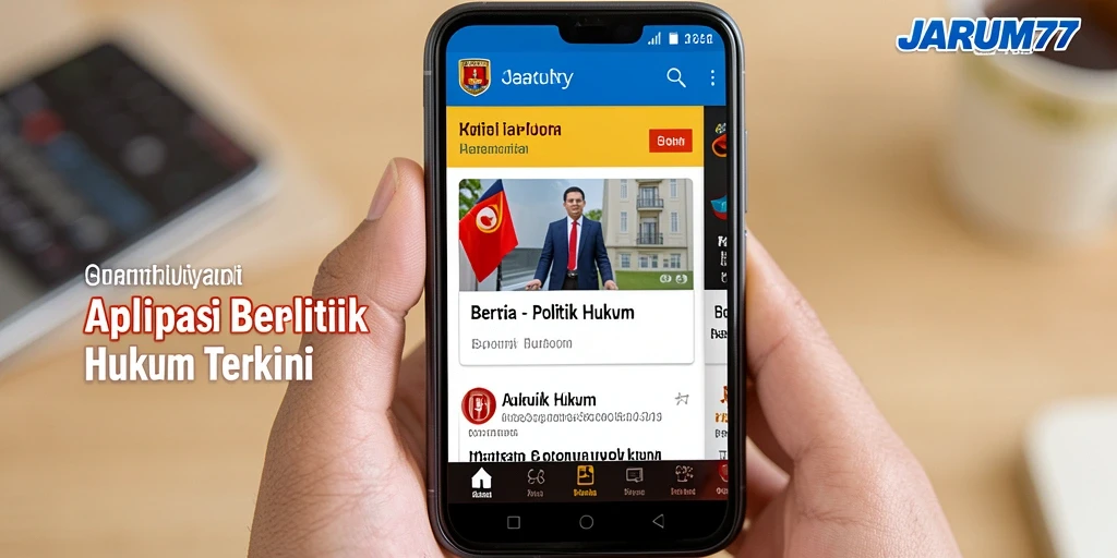 Antarmuka aplikasi JARUM77 yang intuitif dan informatif.
