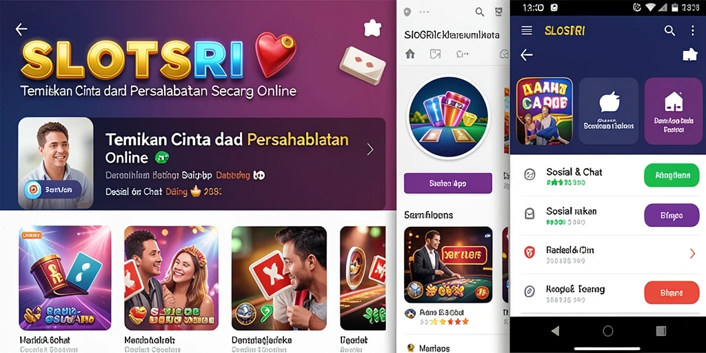 Tampilan antarmuka SLOTSRI yang menarik dan ramah pengguna.