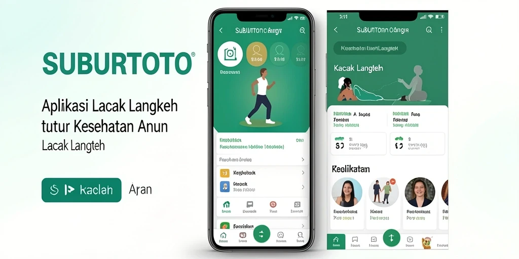 Antarmuka SUBURTOTO yang menarik dan informatif untuk Lacak Langkah.